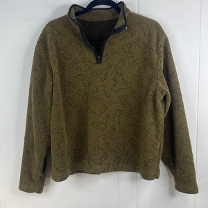 Ragged Mountain Western Fleece Pullover Womens Large